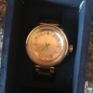 Gold Nixon Watch